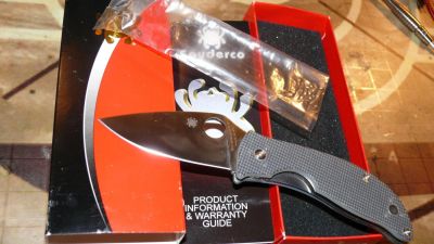 Лот: 10894175. Фото: 1. Spyderco Alcyone сталь CTS BD1... Ножи, топоры