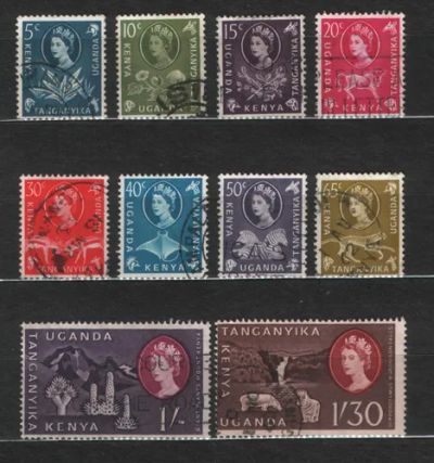 Лот: 25780662. Фото: 1. Брит. Кения, Уганда, Танганьика... Марки