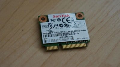 Лот: 7479577. Фото: 1. SanDisk U100 24GB mSATA. SSD-накопители