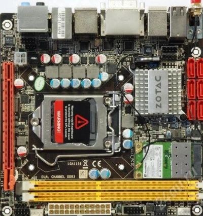 Лот: 440343. Фото: 1. Материнская плата miniITX Zotac... Материнские платы