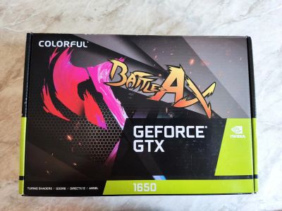 Лот: 19428180. Фото: 1. Видеокарта Colorful Gtx 1650 Gddr6. Видеокарты