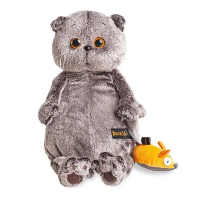 Лот: 16266089. Фото: 1. Мягкая игрушка "Басик и мышка... Мягкие