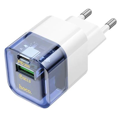 Лот: 25192373. Фото: 1. Зарядное сетевое (USB-A + USB-C... Зарядные устройства, блоки питания, адаптеры сетевые для смартфонов