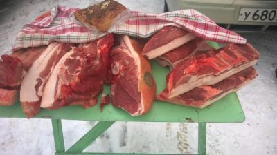 Лот: 4687953. Фото: 1. Свинина деревенская. Мясо, птица, яйцо