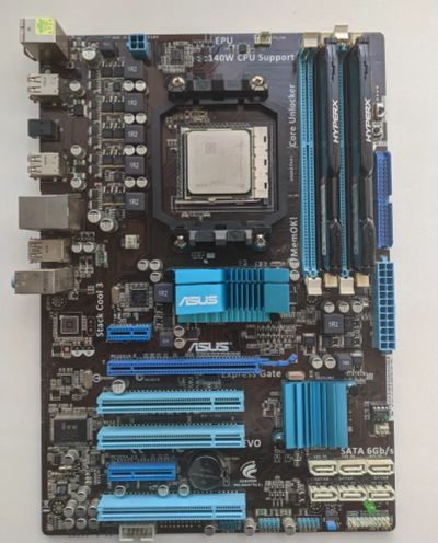Лот: 20765123. Фото: 1. Phenom 945 3.0Ghz + Материнская... Комплекты запчастей