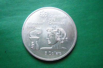 Лот: 17000539. Фото: 1. Канада 5 долларов 1976 г. Олимпийский... Америка
