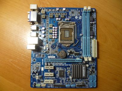 Лот: 17789999. Фото: 1. Материнская плата Gigabyte GA-H61M-S2V-B3. Материнские платы