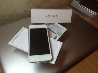 Лот: 4055156. Фото: 1. Apple Iphone 5 16GB White [New... Смартфоны
