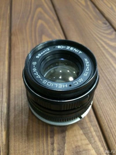 Лот: 8819245. Фото: 1. Объектив Helios 44M-6 с переходником... Объективы