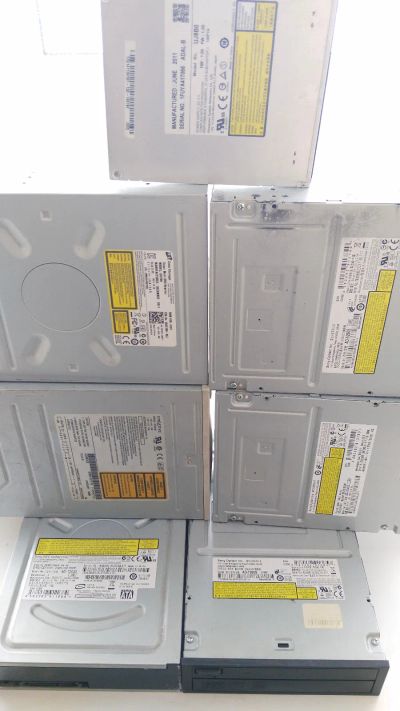 Лот: 21448976. Фото: 1. 5 шт DVD+RW привод sata черный... Приводы CD, DVD, BR, FDD