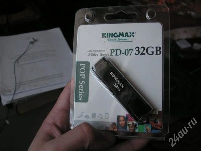 Лот: 374963. Фото: 1. Флэшка Kingmax на 32Gb (новая... USB-флеш карты