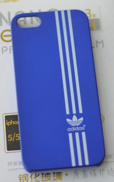 Лот: 5244664. Фото: 1. Чехол-бампер iPhone 5/5S (Adidas... Чехлы, бамперы