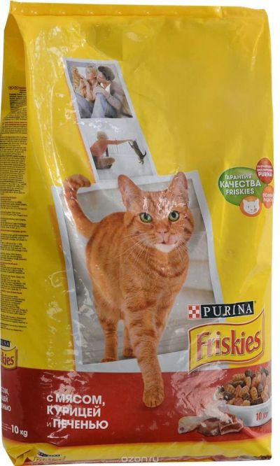 Лот: 8646653. Фото: 1. Корм сухой "Friskies", для взрослых... Корма