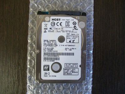Лот: 9856555. Фото: 1. жесткий диск для ноутбука HGST-500... Жёсткие диски (HDD)