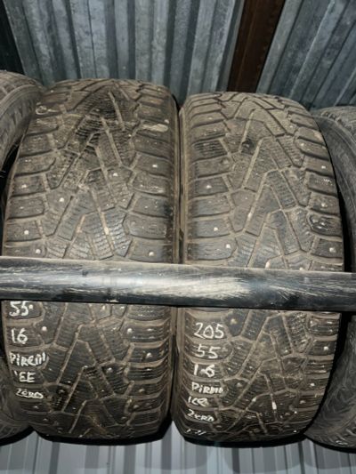 Лот: 24929555. Фото: 1. (2шт)205-55-16 Pirelli Ice Zero. Шины