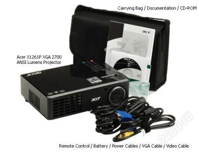 Лот: 1869946. Фото: 1. Acer Projector X1261P (3D DLP... Проекторы