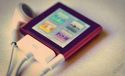 Лот: 4431865. Фото: 1. apple ipod nano 6g red. Плееры