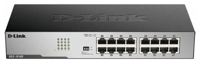 Лот: 18614790. Фото: 1. D-Link DGS-1016D (switch, 16 портов... Коммутаторы