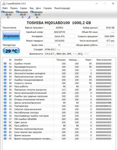 Лот: 10830880. Фото: 1. жесткий диск на 1tb для ноутбука. Жёсткие диски (HDD)
