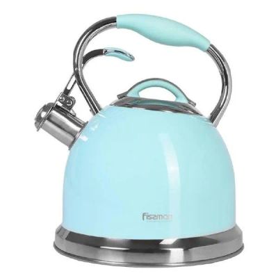 Лот: 24914005. Фото: 1. Чайник cо свистком FISSMAN Felicity... Чайники, заварники, турки