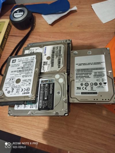 Лот: 25080008. Фото: 1. Стопка мёртвых HDD. Жёсткие диски (HDD)