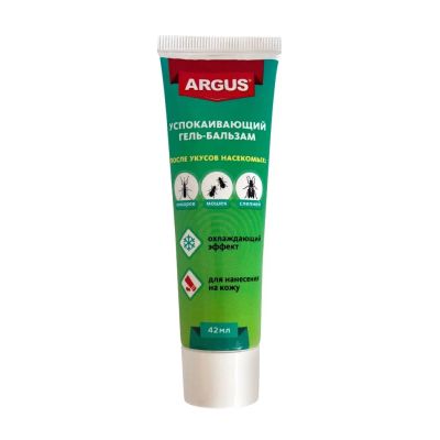 Лот: 24088361. Фото: 1. Гель-бальзам Argus, после укусов... Средства от насекомых и грызунов