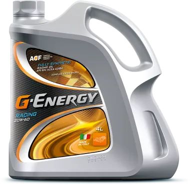 Лот: 20068343. Фото: 1. G-Energy Racing 20w60 4 л (масло... Масла, жидкости