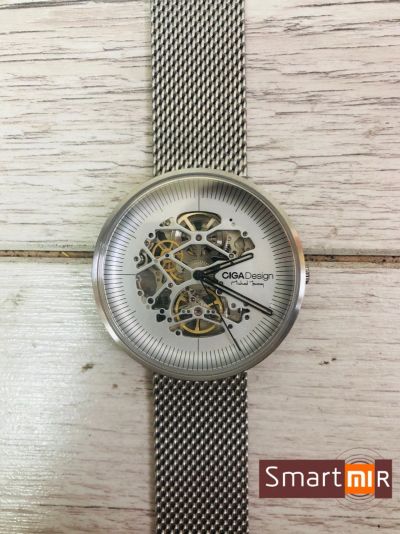 Лот: 12658777. Фото: 1. Часы Xiaomi CIGA Design Silver... Оригинальные наручные часы