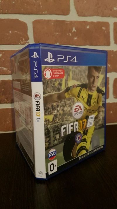 Лот: 11015257. Фото: 1. Игровой диск FIFA 17 PS4 (FIFA17... Игры для консолей