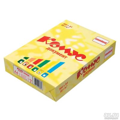 Лот: 13344014. Фото: 1. Бумага офисная А4 Комус. Бумага