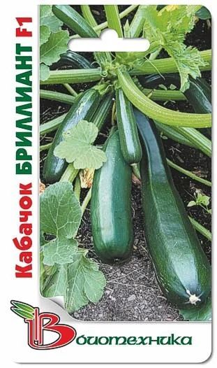 Лот: 6703604. Фото: 1. Кабачок Бриллиант, 6 шт. Другое (семена, рассада, садовые растения)