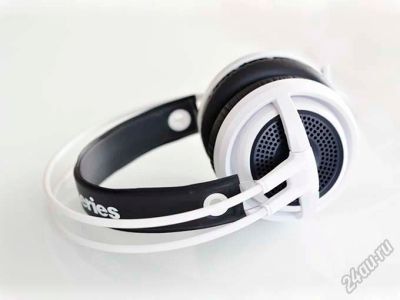 Лот: 5941651. Фото: 1. SteelSeries Siberia v3 White. Наушники, гарнитуры