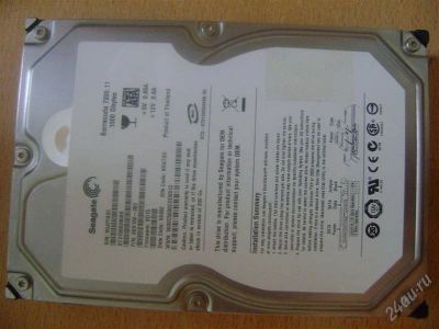 Лот: 746585. Фото: 1. 1 Tb SATA-II Seagate Barracuda... Жёсткие диски (HDD)