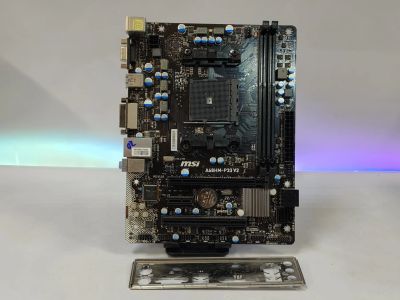Лот: 25820968. Фото: 1. Мат. плата MSI A68HM-P33 V2/FM2... Материнские платы