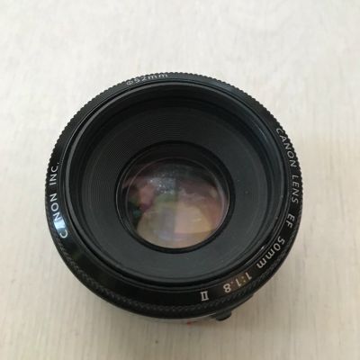 Лот: 11692508. Фото: 1. Canon 50mm 1.8 II неисправный. Объективы