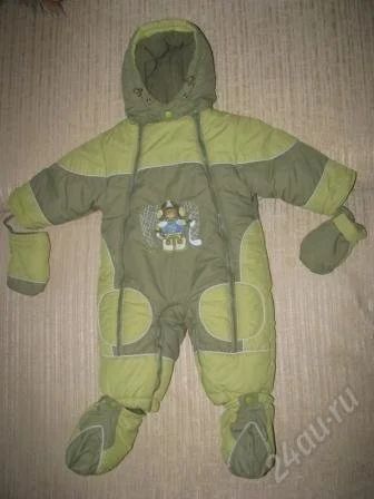 Лот: 2220300. Фото: 1. Зимний комбинезон р.74. Верхняя одежда