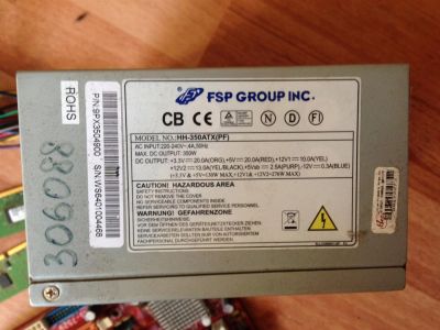 Лот: 3278430. Фото: 1. Блок питания FSP 350W. Корпуса, блоки питания