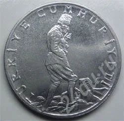 Лот: 358852. Фото: 1. Турция. 2.5 лиры 1978г. Большая... Ближний восток