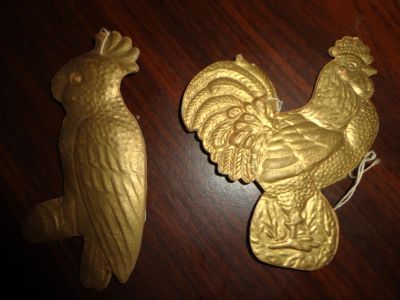 Лот: 24386762. Фото: 1. Елочные игрушки СССР картонаж. Игрушки
