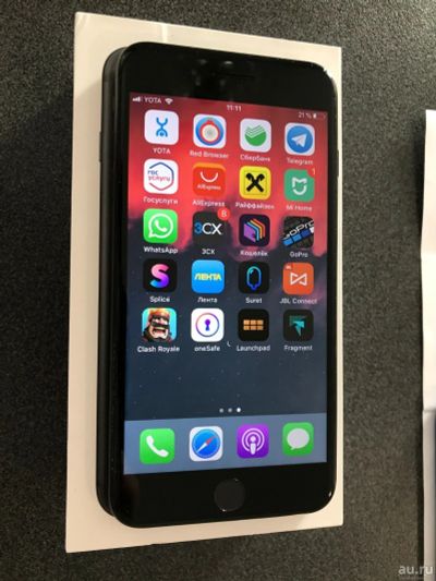Лот: 13275690. Фото: 1. Apple iPhone 7 Plus Black 128... Смартфоны