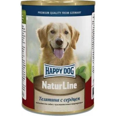 Лот: 13984201. Фото: 1. Happy Dog (Хэппи Дог) Телятина... Корма