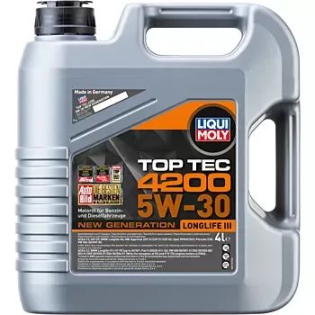 Лот: 20291689. Фото: 1. Liqui Moly Top Tec 4200 5W-30... Масла, жидкости