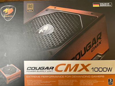 Лот: 19610907. Фото: 1. Блок питания Cougar CMX 1000w. Корпуса, блоки питания