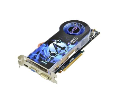 Лот: 10878560. Фото: 1. HIS Radeon HD 4870 1024Mb. Видеокарты