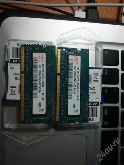 Лот: 2405820. Фото: 1. sodimm DDR3 2GB (2ШТ по 1024MB... Оперативная память