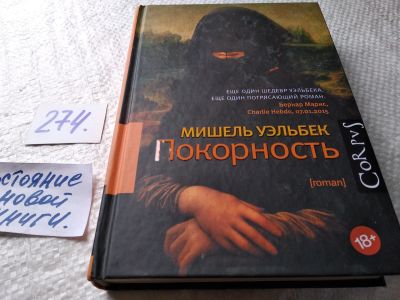 Лот: 17699624. Фото: 1. ок (17..019) Уэльбек Мишель. Покорность... Художественная