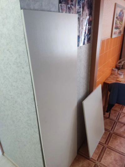 Лот: 21508814. Фото: 1. ЛДСП мебельная белая 2 отреза... Другое (строительные материалы)