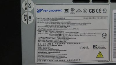 Лот: 9838780. Фото: 1. Блок питания FSP (FSP700-80GLN... Корпуса, блоки питания
