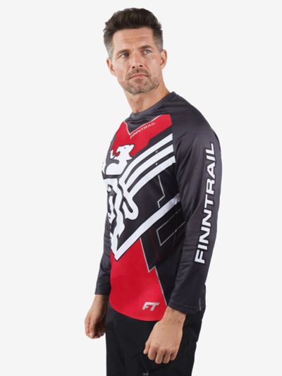 Лот: 22409170. Фото: 1. Джерси FINNTRAIL Jersey, Красный. Другое (спортивная одежда)