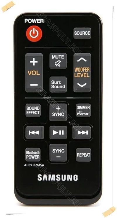 Лот: 15906950. Фото: 1. Пульт SAMSUNG AH59-02615A, HW-H600. Пульты ДУ